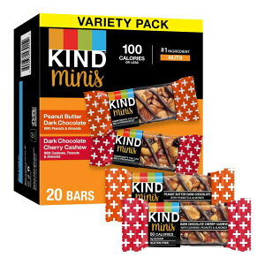 �J�C���h �~�j �~�j �X�i�b�N�o�[ �o���G�e�B�p�b�N ��19g 20 ����{�b�N�X KIND Minis Gluten Free Snack Bars, Variety Pack, 0.7 oz, 20 Count Box �y�����񂹏��i�z�y���킹�Ĕ��������z