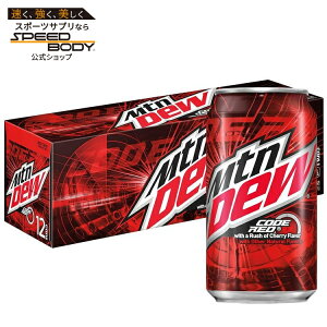 �}�E���e���f���[ �R�[�h���b�h �`�F���[���\�[�_�|�b�v ��354ml 12 �ʃp�b�N Mountain Dew Code Red Cherry Flavored Soda Pop, 12 fl oz, 12 Pack Cans �y�����񂹏��i�z�y���킹�Ĕ��������z