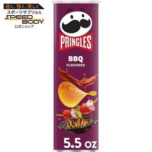 �v�����O���Y �v�����O���X BBQ �|�e�g�`�b�v�X �`�b�v�X �����`�X�i�b�N ��155g �� Pringles BBQ Potato Crisps Chips, Lunch Snacks, 5.5 oz Canister �y�����񂹏��i�z