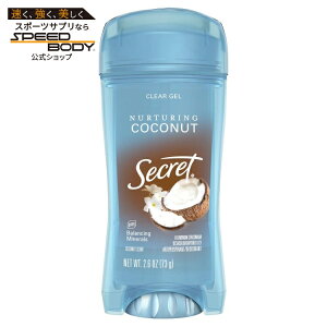 �V�[�N���b�g �N���A �W�F�� �f�I�h�����g �R�R�i�b�c�̍��� ��73g Secret Clear Gel Antiperspirant and Deodorant Coconut Scent 2.6 oz. �y�����񂹏��i�z�y���킹�Ĕ��������z