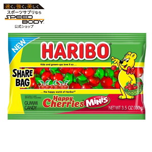 �n���{�[ �n�b�s�[�`�F���[�Y �~�j�O�~ �|�b�v�t���[�c�� �O�~ ��99g �V�F�A�T�C�Y HARIBO Happy Cherries Mini Gummies Poppable Fruit Flavor Gummy Candy, 3.5oz, Share Size �y�����񂹏��i�z�y���킹�Ĕ�������
