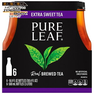 �s���A���[�t �G�N�X�g���X�C�[�g ���A���u�����[�h�A�C�X�e�B�[ 500ml 6�{�p�b�N Pure Leaf Extra Sweet Real Brewed Iced Tea, 16.9 fl oz, 6 Pack Bottles �y�����񂹏��i�z�y���킹�Ĕ��������z