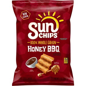 �T���`�b�v�X �S�������X�i�b�N�`�b�v�X �n�j�[BBQ 198.4g SunChips Whole Grain Snack Chips, Honey BBQ, 7 oz Bag �y�����񂹏��i�z ����:2025/12/2