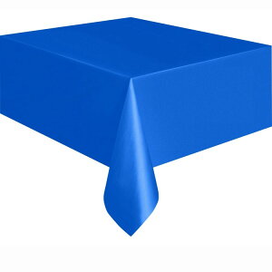 �����` 1.37m x 2.74m �G���N�g���b�N�u���[ �v���X�`�b�N�e�[�u���J�o�[ Way To Celebrate�� Rectangular 1.37m x 2.74m Electric Blue Plastic Table Cover, by Way To Celebrate �y�����񂹏��i�z�y���킹�Ĕ��������z