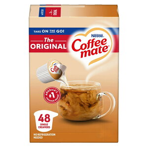�l�X�� �R�[�q�[���C�g �I���W�i�� ���L�b�h�R�[�q�[�N���[�}�[ �V���O�� 11ml 48���� Nestle Coffee Mate, The Original Liquid Coffee Creamer Singles, 9 fl oz, 48 Count �y�����񂹏��i�z�y���킹�Ĕ�������