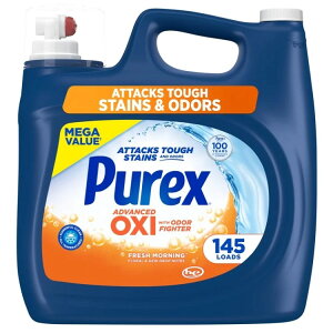 �s�����b�N�X �A�h�o���X�h�I�L�V �j�I�C�΍� 5.9L 145�� Purex Advanced Oxi with Odor Fighter, 199 fl oz, 145 loads �y�����񂹏��i�z