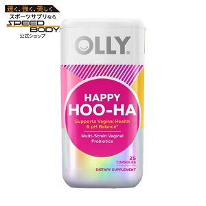 �I���[ �n�b�s�[�t�[�t�@ �J�v�Z�� �v���o�C�I�e�B�N�X 25�J�v�Z�� OLLY Happy Hoo-Ha Capsule Supplement, Probiotic, Women's Vaginal Health and pH, 25 Ct �y�����񂹏��i�z