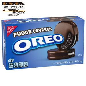 �I���I �t�@�b�W�R�[�e�B���O �`���R���[�g�T���h�C�b�`�N�b�L�[ 224g OREO Fudge Covered Chocolate Sandwich Cookies, 7.9 oz �y�����񂹏��i�z
