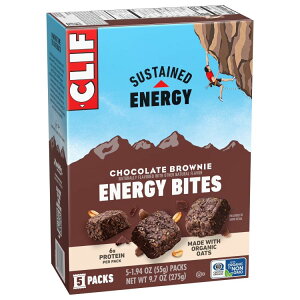 �N���t�o�[ �G�i�W�[�o�C�g �`���R���[�g�u���E�j�[ 5�ܓ��� CLIF BAR Energy Bites Chocolate Brownie 5pk �y�����񂹏��i�z