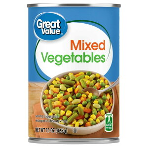 �y�E�H���}�[�g�u�����h�z�O���[�g�o�����[ �~�b�N�X�x�W�^�u�� 425g Great Value Mixed Vegetables, 15 oz �y�����񂹏��i�z