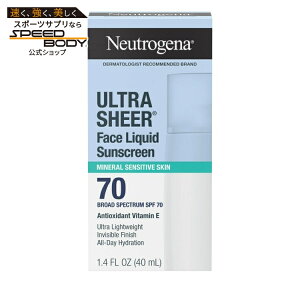 �j���[�g���W�[�i �E���g���V�A�[ �t�F�C�X���L�b�h�T���X�N���[�� SPF70 41mL Neutrogena Ultra Sheer Face Liquid SPF 70 Sunscreen, 1.4 fl. oz �y�����񂹏��i�z�y���킹�Ĕ��������z