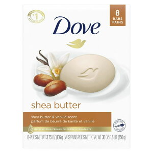 �_�� �r���[�e�B�[�o�[ �o�X�\�[�v �V�A�o�^�[���o�j�� 106g 8���� Dove Beauty Bar Bath Soap Shea Butter & Vanilla, 3.75 oz 8 Bars �y�����񂹏��i�z�y���킹�Ĕ��������z