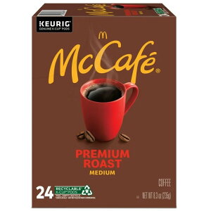 �}�b�N�J�t�F �v���~�A�����[�X�g �R�[�q�[ K�J�b�v 24���� McCafe Premium Roast Coffee K-Cup Coffee Pods, Medium Roast, 24 Count For Keurig Brewers �y�����񂹏��i�z
