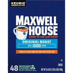 �}�b�N�X�E�F���n�E�X �I���W�i�����[�X�g �R�[�q�[�J�v�Z�� 48���� Maxwell House Original Roast Ground Coffee K-Cups, 48 ct Box �y�����񂹏��i�z