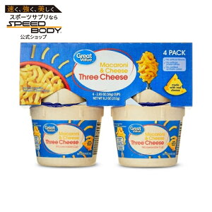�O���[�g�o�����[ 3��`�[�Y �}�J���j���`�[�Y 2.05oz 4���� Great Value Three Cheese Macaroni & Cheese, 2.05 oz, 4 Count �y�����񂹏��i�z