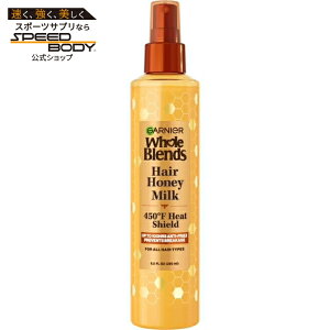 �K���j�G �z�[���u�����Y ���y�A�����O �w�A�X�v���[ �n�j�[�~���N 250mL Garnier Whole Blends Repairing Hair Spray, Honey Milk, 450°F Heat Shield, 8.5 fl oz �y�����񂹏��i�z