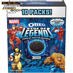 [�����]�}�[�x�� �I���I �X�^�t�I�u���W�F���Y �X�y�V�����G�f�B�V���� 10�� MARVEL OREO Stuf of Legends Cookies, Special Edition, 10 Snack Packs �y�����񂹏��i�z