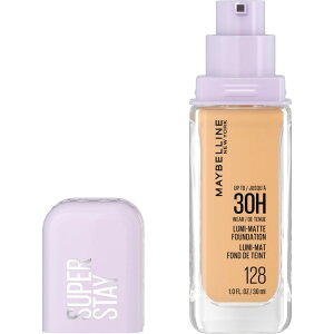 ���C�x���� �X�[�p�[ �X�e�C ���~�}�b�g �t�@���f�[�V���� ���C�N�A�b�v 128 ��30mL Maybelline Super Stay Lumi-Matte Foundation Makeup, 128, 1 fl oz �y�����񂹏��i�z