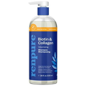 �����s���A �r�I�`�� �R���[�Q�� �{�����[�� �V�����v�[ 828mL Renpure Biotin & Collagen Thickening Shampoo, for All Hair Types, 28 oz �y�����񂹏��i�z