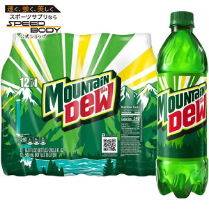 �}�E���e���f���[ �V�g���X�\�[�_�|�b�v 500ml 12�{�p�b�N Mountain Dew Citrus Soda Pop, 16.9 fl oz, 12 Pack Bottles �y�����񂹏��i�z