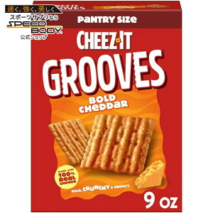 �`�[�Y�C�b�g �O���[���X �{�[���h�`�F�_�[�`�[�Y�N���b�J�[ 255g Cheez-It Grooves Bold Cheddar Cheese Crackers 9 oz �y�����񂹏��i�z