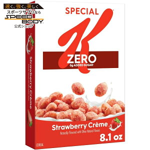 �P���b�O �X�y�V����K�[�� ���H�V���A�� �X�g���x���[�N���[�� 229g Kellogg's Special K Zero Breakfast Cereal Strawberry Creme, 8.1oz Box �y�����񂹏��i�z