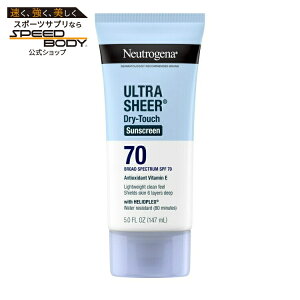 �j���[�g���W�[�i �E���g���V�A�[ �h���C�^�b�` �T���X�N���[�����[�V���� SPF 70 147ml Neutrogena Ultra Sheer Dry-Touch SPF 70 Sunscreen Lotion, 5 fl. oz �y�����񂹏��i�z�y���킹�Ĕ��������z