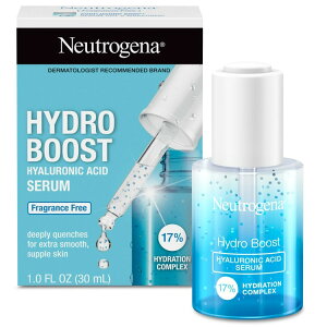 �j���[�g���W�[�i �n�C�h���u�[�X�g �q�A�������_�z�� �t�F�C�X�Z���� ������ 30mL Neutrogena Hydro Boost Hyaluronic Acid Face Serum, Fragrance Free, 1 oz �y�����񂹏��i�z�y���킹�Ĕ��������z