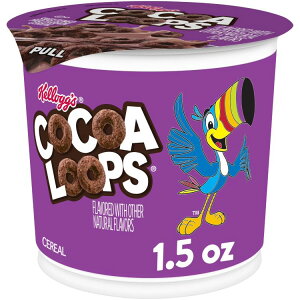 �P���b�O �R�R�A���[�v ���H�V���A�� 42g �J�b�v Kellogg's Cocoa Loops Breakfast Cereal 1.5oz Cup �y�����񂹏��i�z