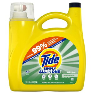 �^�C�h �V���v��? �t�̐����� �f�C�u���C�N�t���b�V���̍��� 3.46L 89�� Tide Simply Liquid Laundry Detergent, Daybreak Fresh, 117 oz, 89 Loads �y�����񂹏��i�z�y���킹�Ĕ��������z