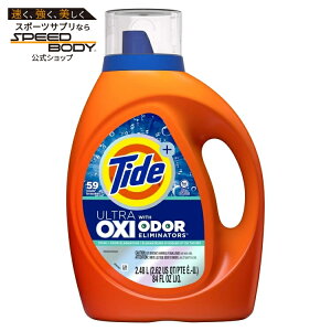 �^�C�h �E���g�� OXI ���L�ܔz�� �t�̐����� 59�� 2.48L Tide Ultra OXI with Odor Eliminators Liquid Laundry Detergent, 59 Loads, 84 fl oz �y�����񂹏��i�z