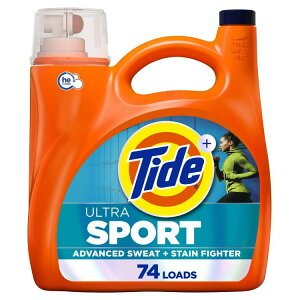 �^�C�h �E���g�� �X�|�[�c �t�̐����� �A�h�o���X�h ���E�V�~�΍�^�C�v 3.1L 74�� Tide Ultra Sport Liquid Laundry Detergent, Advanced Sweat + Stain Fighter, 74 Loads �y�����񂹏��i�z�y���킹�Ĕ�������