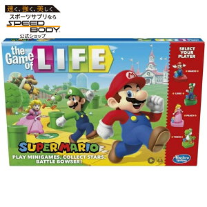 �Q�[�� �I�u ���C�t �X�[�p�[�}���I �G�f�B�V���� �{�[�h�Q�[�� 8�Έȏ� The Game of Life: Super Mario Edition Board Game, Kids Ages 8+, Play Minigames �y�����񂹏��i�z
