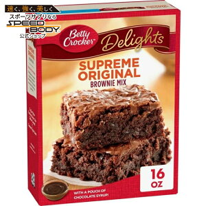 �x�e�B�N���b�J�[ �f�B���C�c �V���v���[�� �I���W�i�� �u���E�j�[�~�b�N�X 454g Betty Crocker Delights Supreme Original Brownie Mix, 16 oz �y�����񂹏��i�z