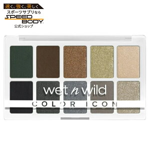 �E�F�b�g�A���h���C���h �J���[�A�C�R�� 10�F �A�C�V���h�E�p���b�g ���C�c�I�t Wet n Wild Color Icon 10-Pan Palette - Lights Off �y�����񂹏��i�z