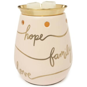 �Z���g�Z�[�V���i���Y �t���T�C�Y �t���O�����X�E�H�[�}�[ �z�[�v ���u �t�@�~���[ ScentSationals Full Size Fragrance Warmer, Hope Love Family �y�����񂹏��i�z