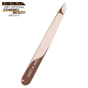 �E�F�b�g�A���h���C���h �΂ߐ�[ �c�C�[�U�[ �X�e�����X�� �s���N 1�� Wet n Wild High-Quality Stainless Steel Slanted Tweezers, Pink �y�����񂹏��i�z