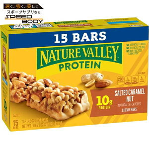 �l�C�`���[�o���[ �v���e�C�� �`���[�C�[ �X�i�b�N�o�[ ���L���������i�b�c 15�{���� Nature Valley Protein Chewy Snack Bars, Salted Caramel Nut, 15 Bars, 21.3 oz �y�����񂹏��i�z