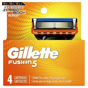 �W���b�g �t���[�W����5 �����Y �֐n 4�� Gillette Fusion5 Razor Blade Refill ,Manual Razor Men , 4 count �y�����񂹏��i�z