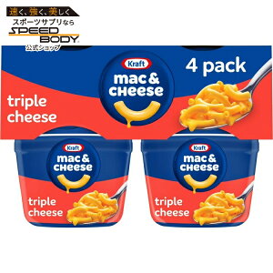 �N���t�g �}�J���j���`�[�Y �g���v���`�[�Y 4�J�b�v Kraft Mac and Cheese Triple Cheese 4 Cups �y�����񂹏��i�z