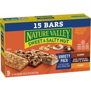 �l�C�`���[�o���[ �X�C�[�g���\���e�B�i�b�c�O���m�[���o�[ �o���G�e�B�p�b�N 15�{���� 510g Nature Valley Sweet and Salty Nut Granola Bars, Variety Pack, 15 Bars, 18 oz �y�����񂹏��i�z