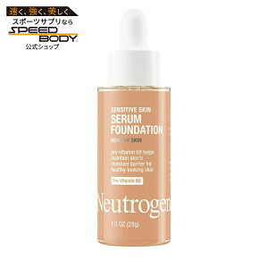 �j���[�g���W�[�i �Z���V�e�B�u�X�L���Z�����t�@���f�[�V���� �~�f�B�A��02 30ml Neutrogena Sensitive Skin Serum Foundation, Medium 02, 1 oz �y�����񂹏��i�z�y���킹�Ĕ��������z