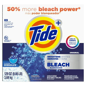 �^�C�h ���������� �Y���ܓ��� �I���W�i���̍��� 3.66kg 89�� Tide Powder Laundry Detergent with Bleach, Original Scent, 129 oz, 89 Loads �y�����񂹏��i�z�y���킹�Ĕ��������z