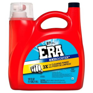 �G�� �I�L�V�u�[�X�^�[ �t�̐����� 4.17L 87�� Era Oxibooster Liquid Laundry Detergent, 141 fl oz, 87 Loads �y�����񂹏��i�z