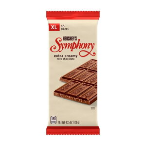 �n�[�V�[�Y �V���t�H�j�[�~���N�`���R���[�g XL �L�����f�B �o�[ 120g Hershey's Symphony Milk Chocolate XL Candy, Bar 4.25 oz, 16 Pieces �y�����񂹏��i�z