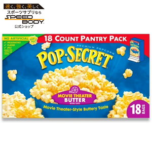 �|�b�v�V�[�N���b�g �d�q�����W�p�|�b�v�R�[�� ���[�r�[�V�A�^�[�o�^�[�� 85g×18�� Pop Secret Microwave Popcorn, Movie Theater Butter Flavor, 3 oz Sharing Bags, 18 Ct �y�����񂹏��i�z