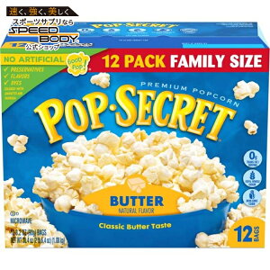 �|�b�v�V�[�N���b�g �d�q�����W�p�|�b�v�R�[�� �o�^�[�� 90g×12�� Pop Secret Microwave Popcorn, Butter Flavor, 3.2 oz Sharing Bags, 12 Ct �y�����񂹏��i�z