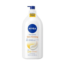 ニベア スキンファーミング シアーハイドレーション ボディローション Q10・ビタミンC配合 1L NIVEA Skin Firming Sheer Hydration Body Lotion with Q10 and Vitamin C, Value Size 33.8 fl oz 【お取り寄せ商品】