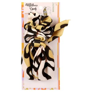 �O�b�f�B �g�D���[ �o�C ���C�x���[ �{�E�V���V�� �v�����g Goody Tru X Maeberry Bow Scrunchie, Ouchless, Gentle & All Day-Comfort, Printed Hair Tie �y�����񂹏��i�z