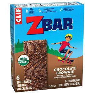 Zbar �`���R���[�g�u���E�j�[�����\�t�g�x�C�N �I�[�K�j�b�N�O���m�[���o�[ 6�{���� Zbar Chocolate Brownie Flavor Soft Baked Organic Granola Bars, 6ct �y�����񂹏��i�z